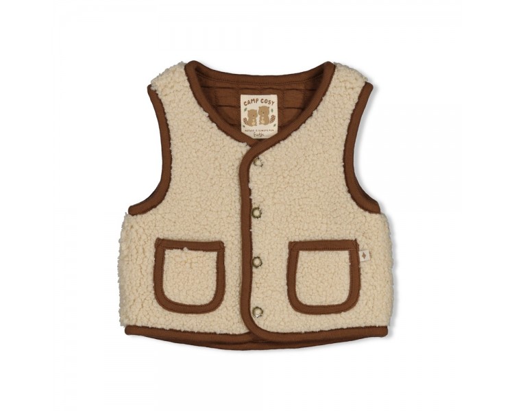 FEETJE : Reversible teddy gilet - Tiny Timber Tales