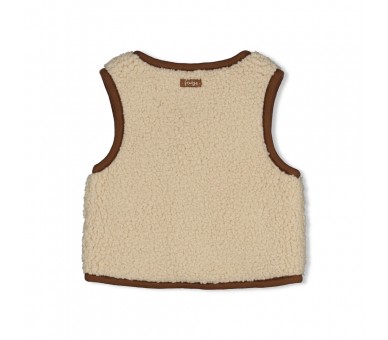 FEETJE : Reversible teddy gilet - Tiny Timber Tales