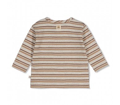 FEETJE : Striped ribbed long sleeve - Tiny Timber Tales