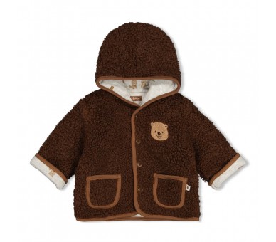 FEETJE : Reversible hooded teddy jacket - Tiny Timber Tales
