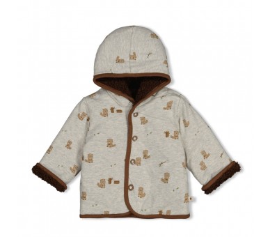 FEETJE : Reversible hooded teddy jacket - Tiny Timber Tales