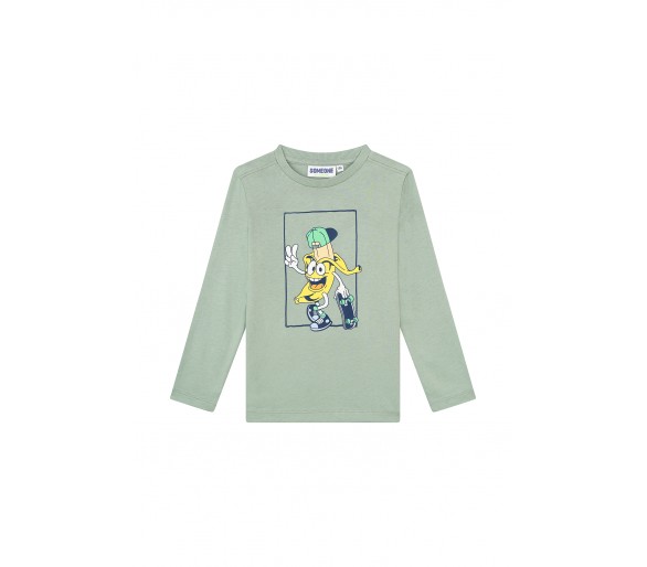 SOMEONE : T-shirt long sleeves