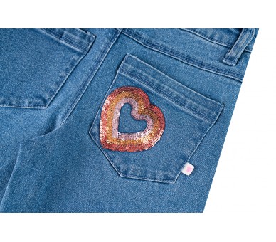 SOMEONE : Denim long trousers