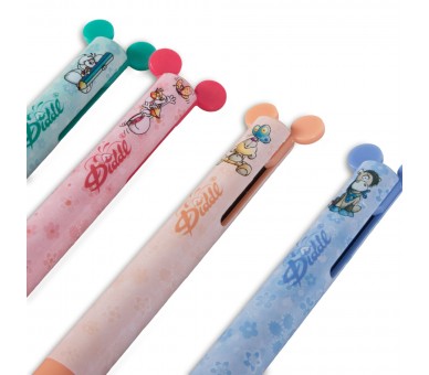 Diddl: Ballpoint pen 2 colors Blue-Red assorted