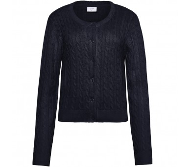 GRUNT : Cardigan met kabelbreisel