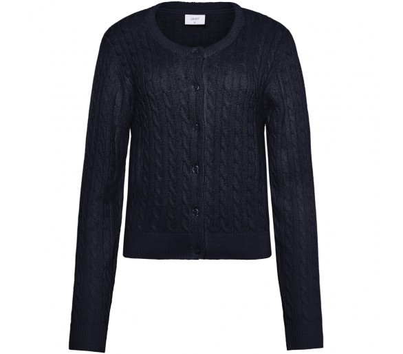 GRUNT : Cardigan met kabelbreisel
