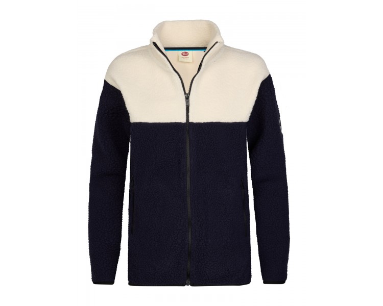 PETROL : Boys Sweater Collar Zip