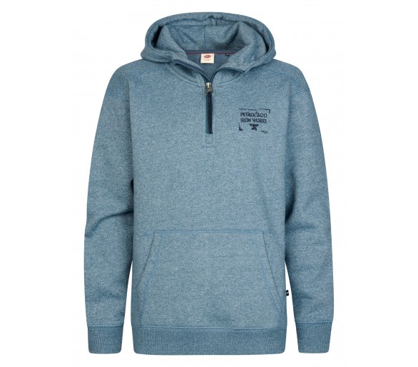 PETROL : Boys Sweater Hooded Print