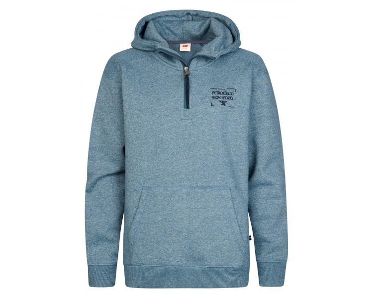 PETROL : Boys Sweater Hooded Print