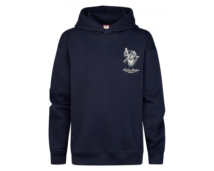 PETROL : Boys Sweater Hooded Print