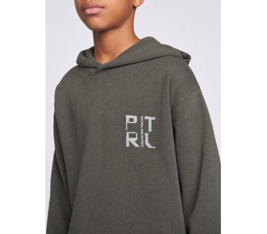 PETROL : Boys Sweater Hooded Print