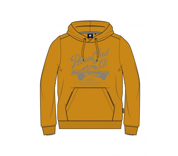 PETROL : Boys Sweater Hooded Print