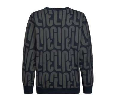 PETROL : Boys Sweater Round Neck AOP
