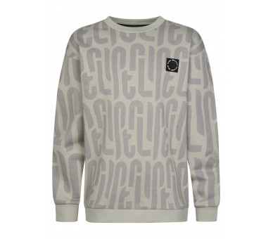 PETROL : Boys Sweater Round Neck AOP