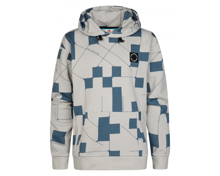 PETROL : Boys Sweater Hooded AOP