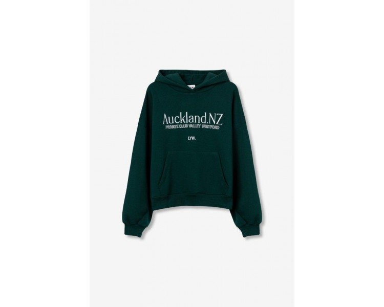 CROWN HOODIES DARK GREEN