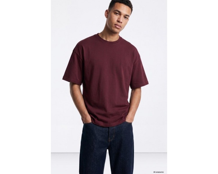 SUNSHINE T-SHIRT'S S/S RED MAH