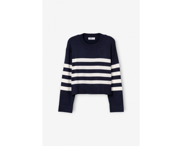BOOMER SWEATER LYONS BLUE