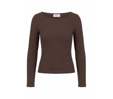 FLY_1 T-SHIRT'S L/S BROWN