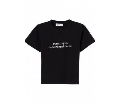 COCONUT T-SHIRT'S S/S BLACK