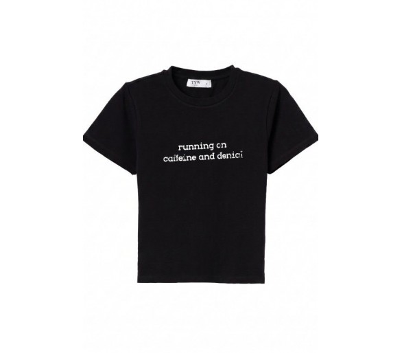 COCONUT T-SHIRT'S S/S BLACK