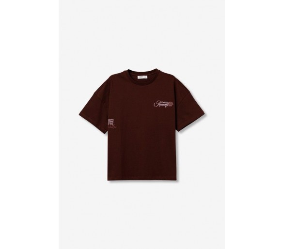 TROLL_4 T-SHIRT'S S/S BROWN