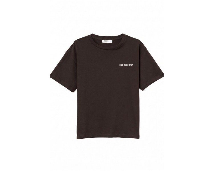 LUCKY T-SHIRT'S S/S CHOCOLATE