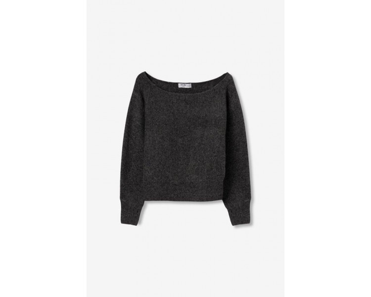 SALTY SWEATER SMOKED PEARL