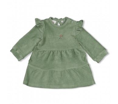 FEETJE : Jurk velours rib - Lucky Bloombird
