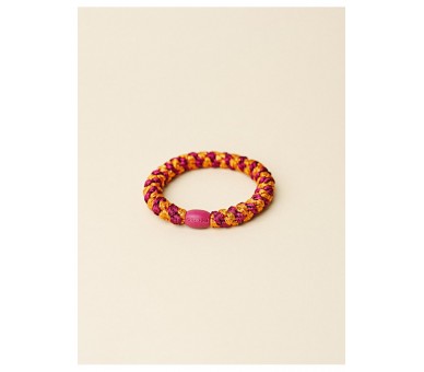 KKNEKKI : Bordeaux orange glitter Stripe