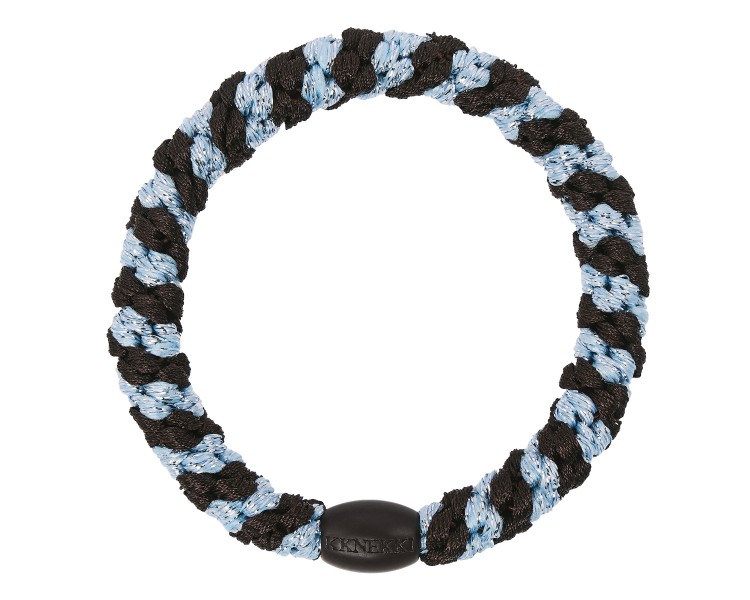 KKNEKKI : Brown seablue glitter stripe
