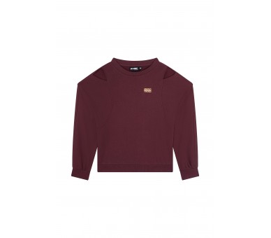 AWESOME : Sweater met kleine opdruk
