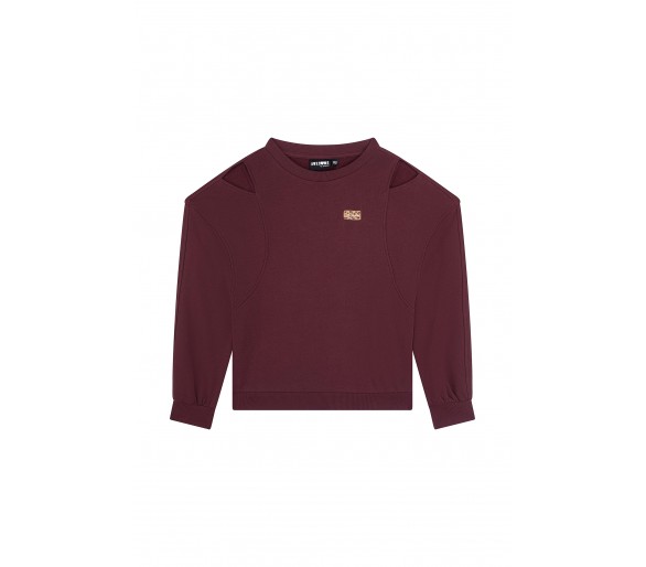 AWESOME : Sweater met kleine opdruk