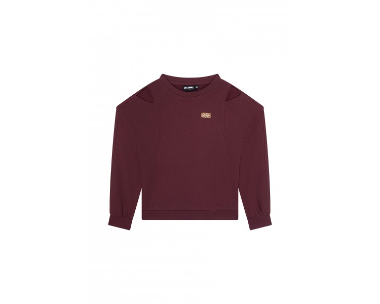 AWESOME : Sweater met kleine opdruk