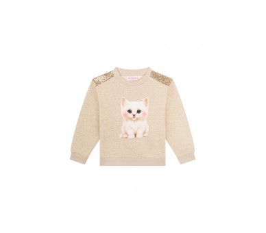 SOMEONE : Sweater met lief poesje