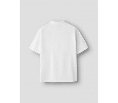 NAME IT: Effen witte polo