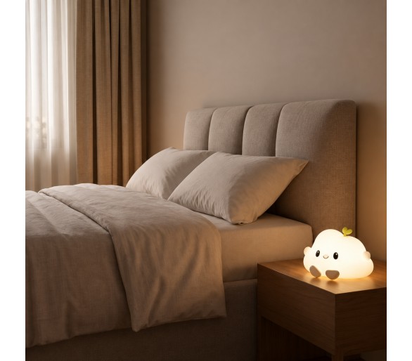 Rechargeable sleeping bear night light