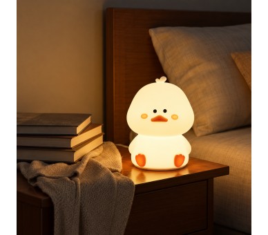 Veilleuse canard assis rechargeable