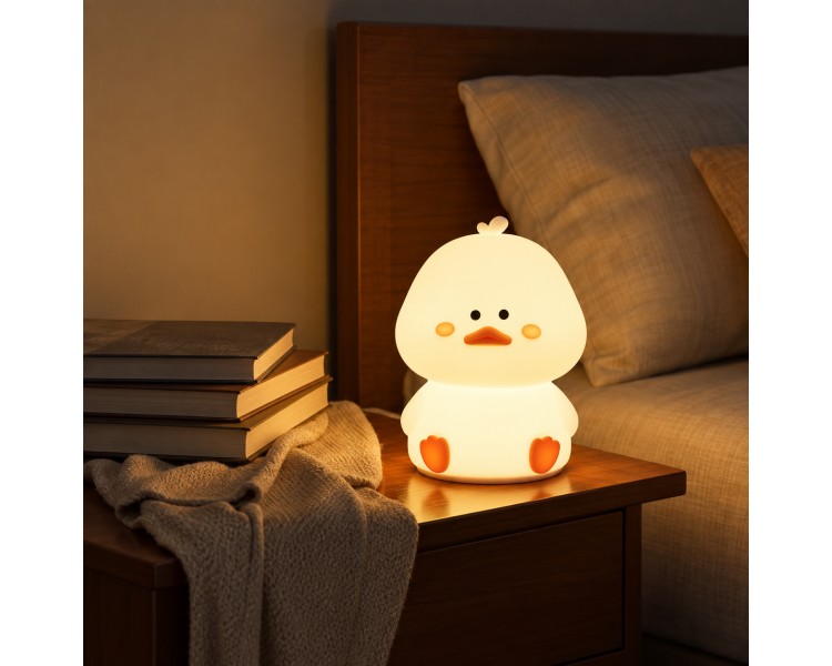 Oplaadbaar nachtlampje Zittende eend