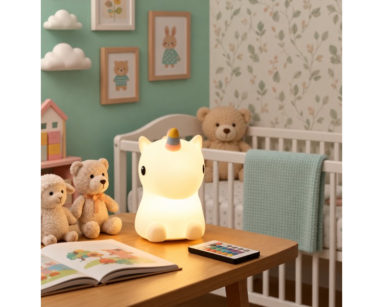 Veilleuse chaton rechargeable