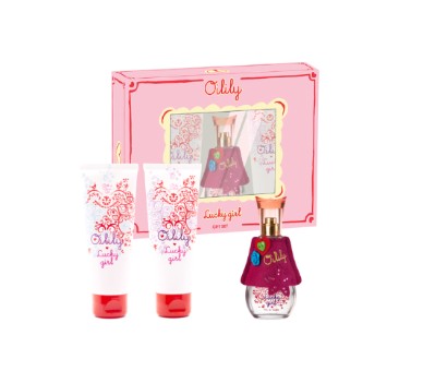 Oilily : Lucky girl edt 50 ml + bdg 75ml + bl 75 ml