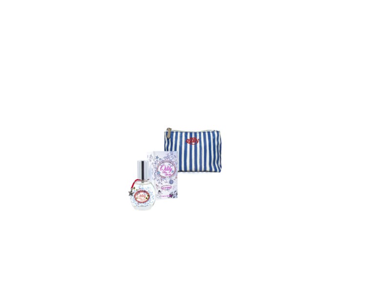 Oilily : Blue sparkle edt 25 ml + small cosmetic bag