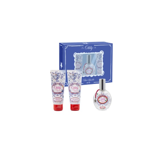 Oilily : Blue sparkle EDT 50ml + BDG 75ml + BL 75ml