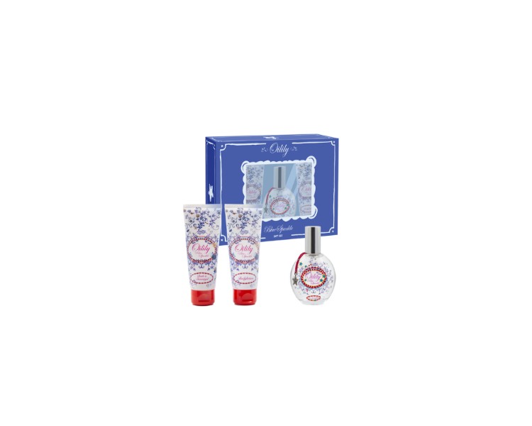 Oilily : Blue sparkle EDT 50ml + BDG 75ml + BL 75ml