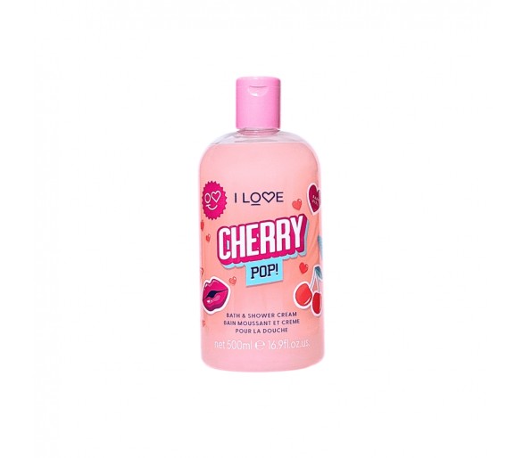 I LOVE : Bath & Shower cream Cherry Pop