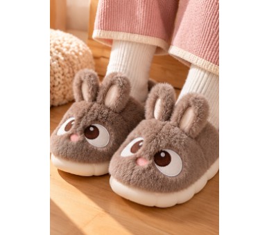 Pluche konijnenpantoffels – zacht & cosy