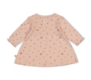 FEETJE : Jurk pointelle rib AOP - Fall in Love