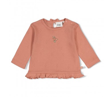 FEETJE : Longsleeve pointelle rib - Fall in Love