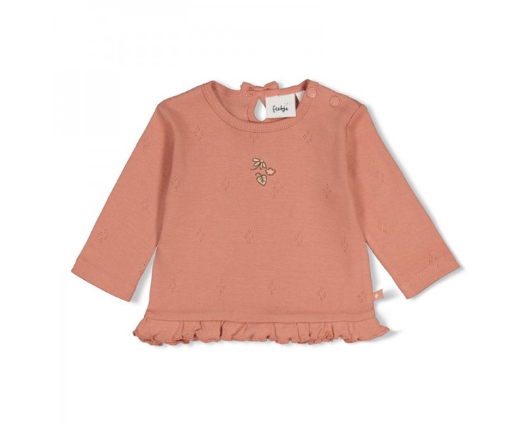 FEETJE : Longsleeve pointelle rib - Fall in Love