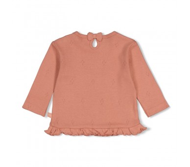 FEETJE : Longsleeve pointelle rib - Fall in Love